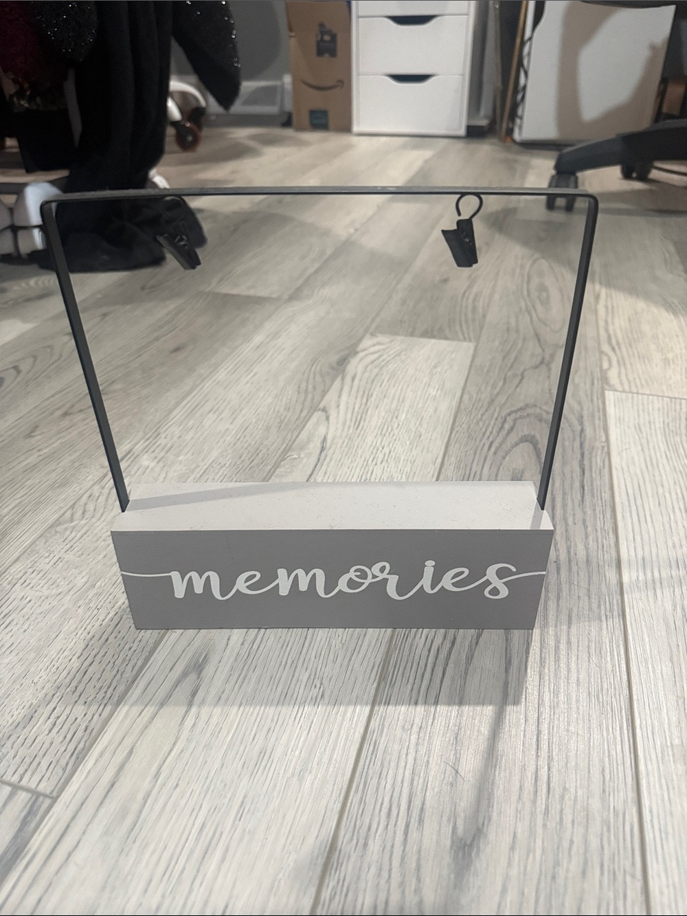 memories Photo Display Frame - Gray